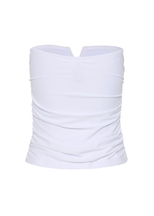 Mao tube top Bright White Gestuz 